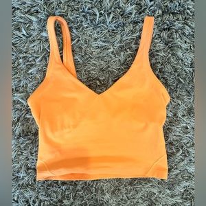 lululemon align tank size 4 “orange soda”